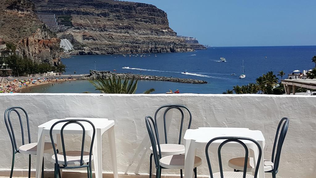 Pensión Playa Puerto De Mogan Bagian luar foto